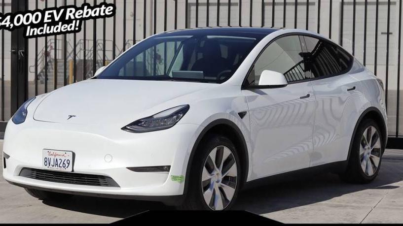 TESLA MODEL Y 2021 5YJYGDED7MF132505 image